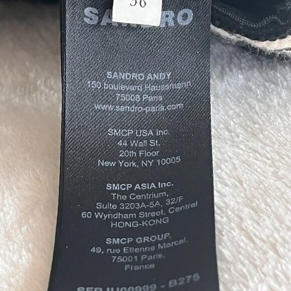 Sandro Breene Houndstooth Skirt size 36 - Picture 5 of 10